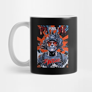 Graffiti Punk Robot Mug